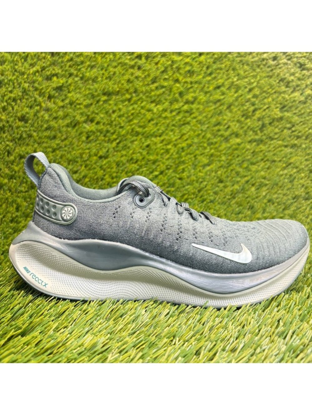 Nike ReactX Infinity Run 4 Womens Size 6 Green Athletic Running Shoes Sneakers